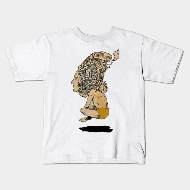 Sober, front and center Kids T-Shirt by  jaredcodywolf